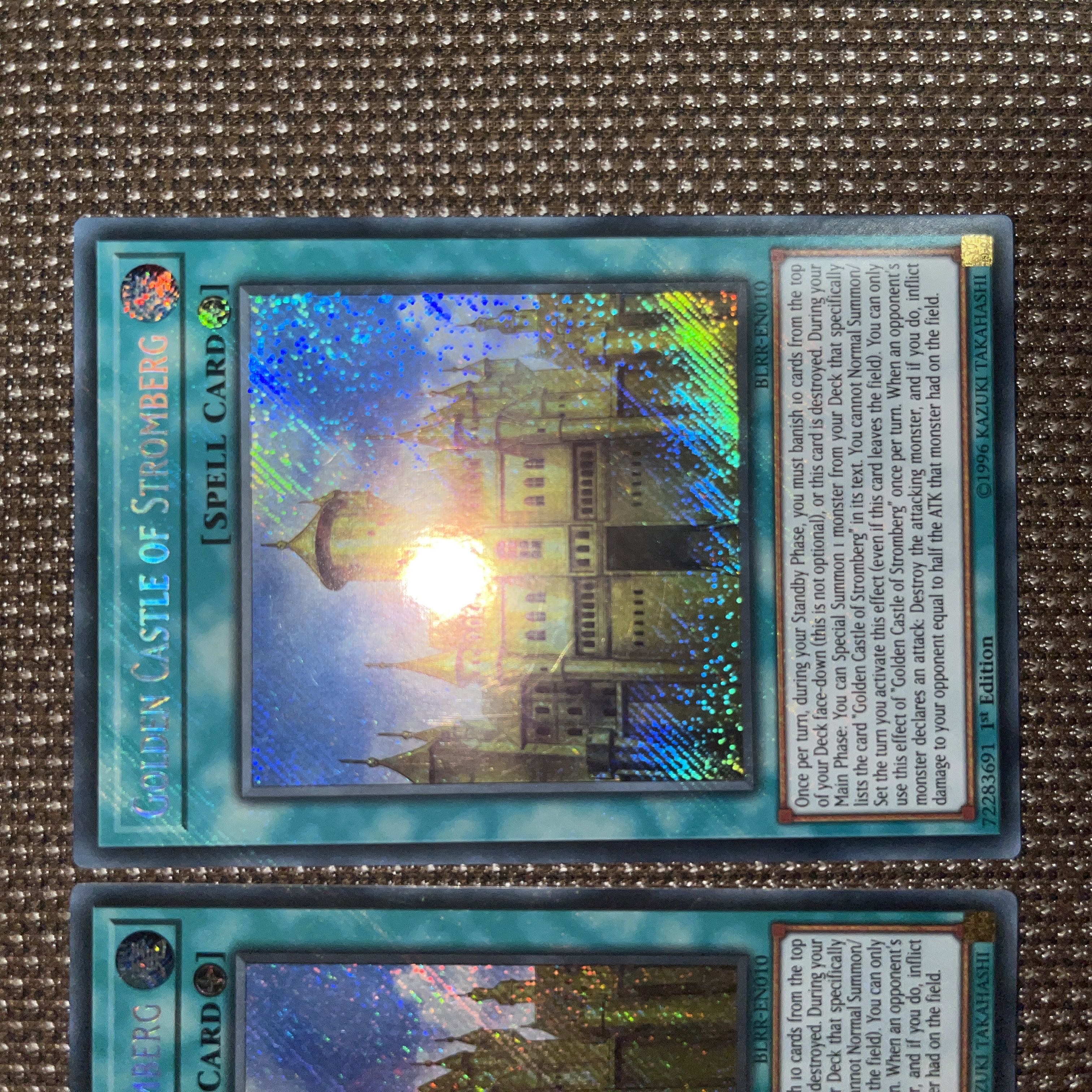 Yu-Gi-Oh Golden Castle of Stromberg EU Version (English) Siku 1st 2 copies