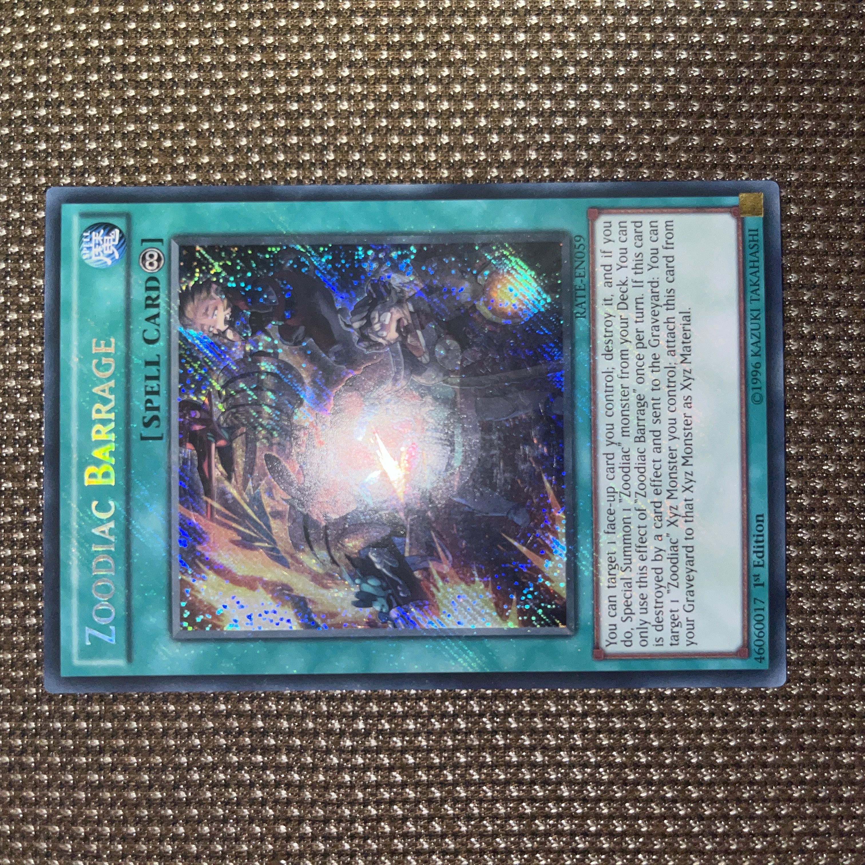 Yu-Gi-Oh! Zoodiac Barrage EU Version (English) Siku 1st 1 RATE