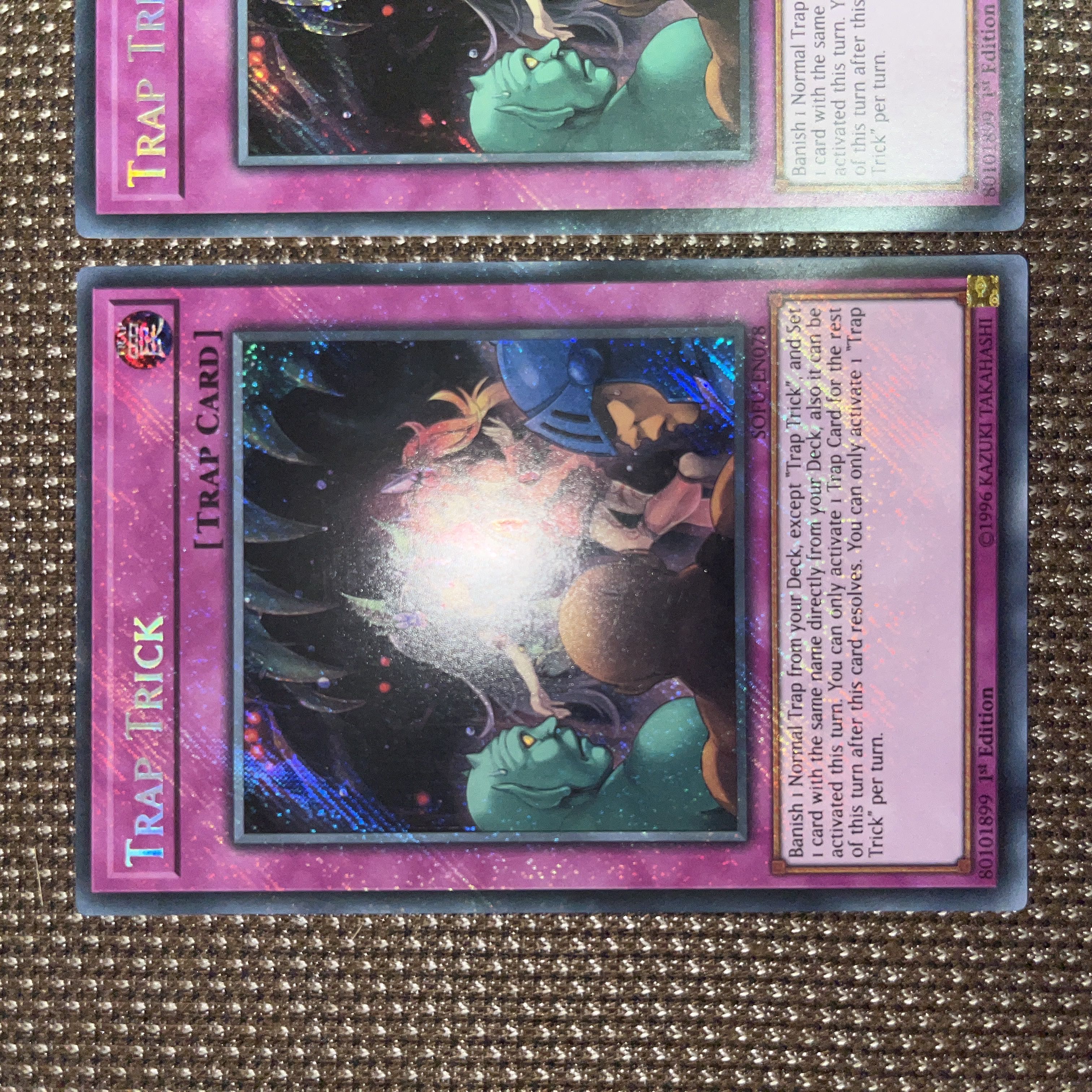 Yu-Gi-Oh! Trap Trick EU Version (English) Siku 1st 3 copies