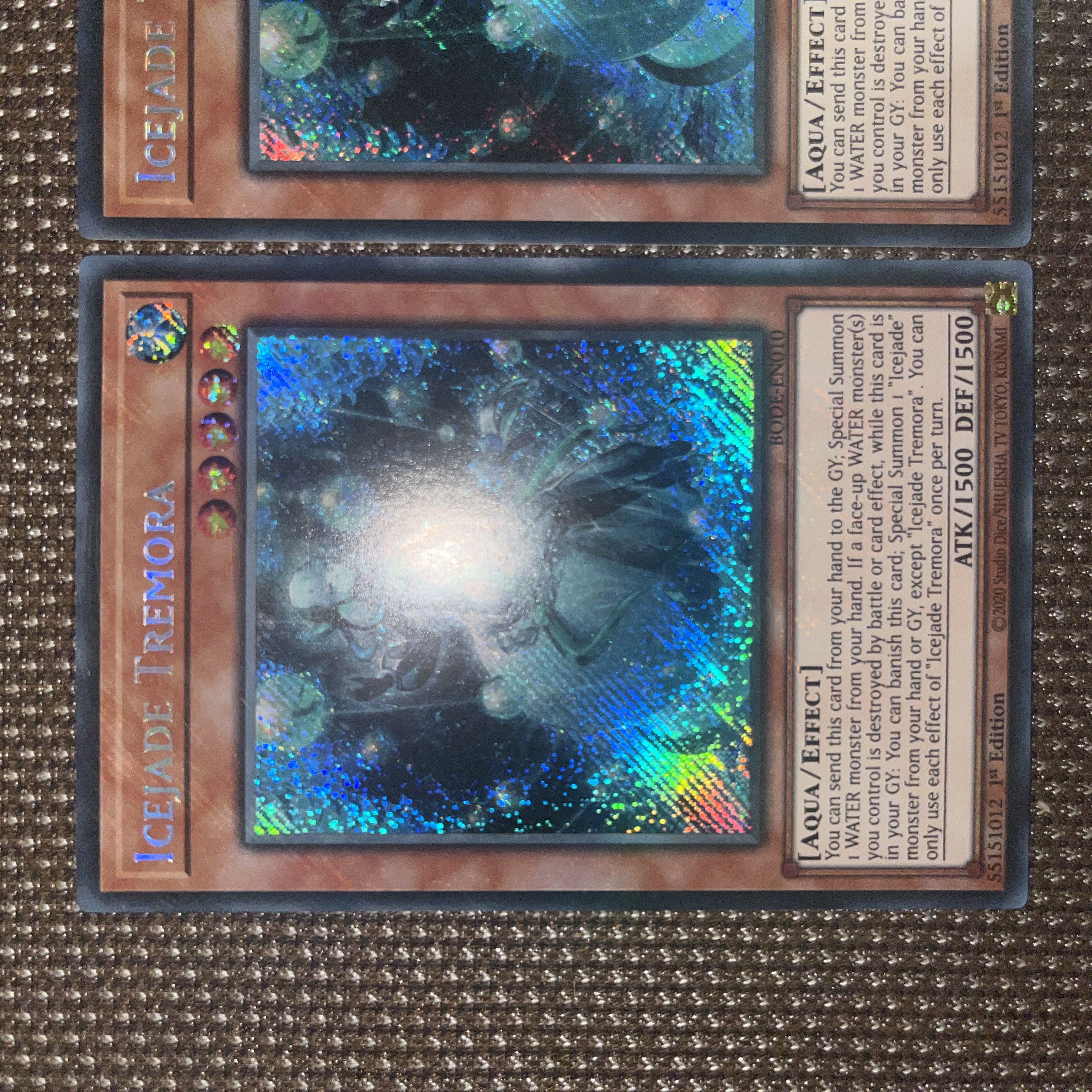 Yu-Gi-Oh! Icejade Tremora EU Version (English) Siku 1st 3 copies