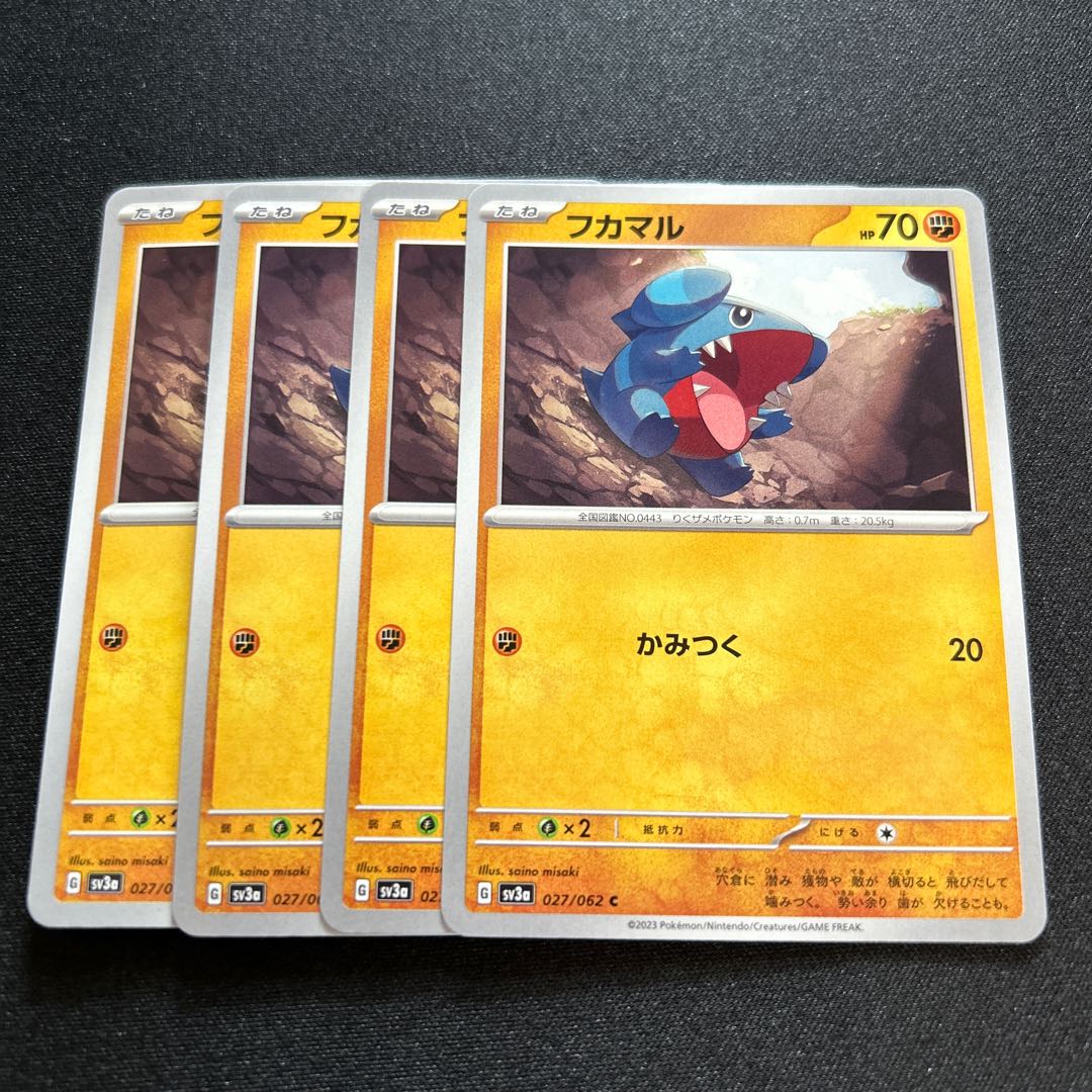 Gible(C){Fighting}〈027/062〉[SV3a].