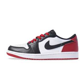Nike Air Jordan 1 Retro Low OG "Black Toe" Black/HoWight/Red 28.5cm