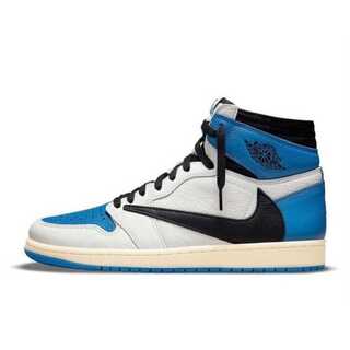 トラヴィス・スコット × フラグメント × ナイキ エアジョーダン1 レトロ ハイ OG SP "ミリタリー ブルー" 28.5cm