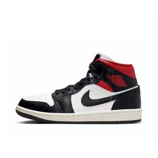Nike Women's Air Jordan 1 Mid "Black/Gym Red" 29cm