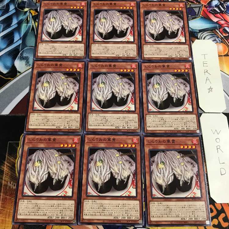 しらうおの軍貫 4 ノーマル 9枚セット てら