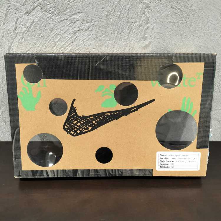 オフホワイト × ナイキ ダンク ロー 1 OF 50 "ホワイト 1" ホワイト/シルバー 27cm