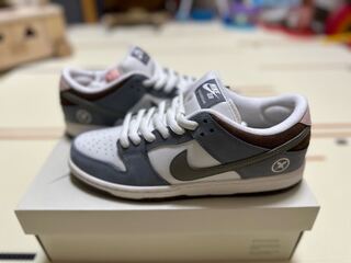 Yuto Horigome x Nike SB Dunk Low Pro QS "Wolf Grey" Pink/Brown 27.5cm