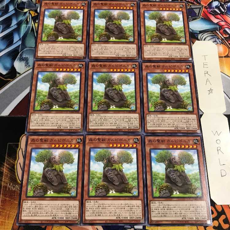 森の聖獣 カルピポニカ 3 ノーマル 9枚セット てら