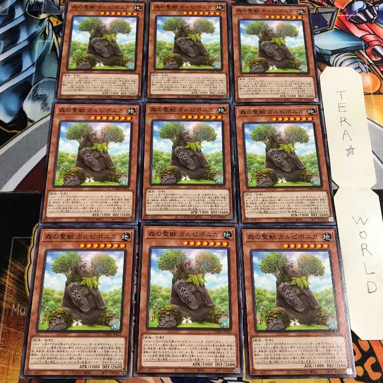 森の聖獣 カルピポニカ 4 ノーマル 9枚セット てら