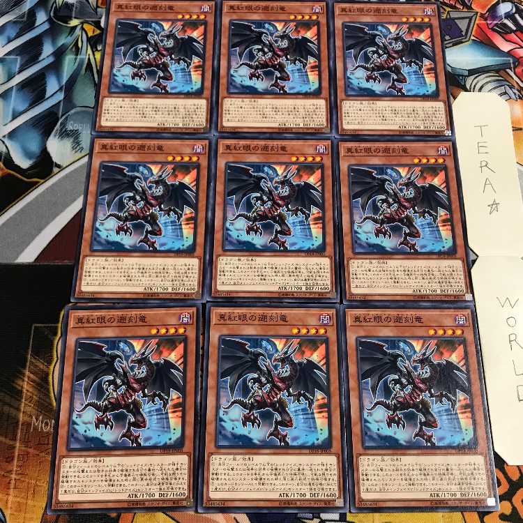 真紅眼の遡刻竜 5 ノーマル 9枚セット てら