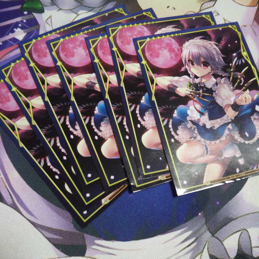 キャラスリーブ【咲夜】東方 65枚の通販 🐰咲夜🐰@発送まで3日程かかり