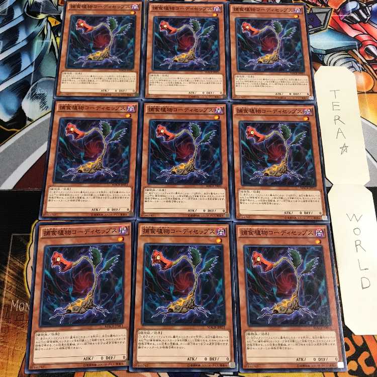 捕食植物コーディセップス 1 ノーマル 9枚セット てら