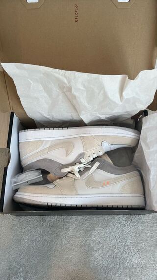 ナイキ エアジョーダン 1 ロー Se クラフト "インサイド アウト" ホワイト 28cm