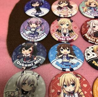 ホロライブ缶バッチ　16種フルコンプ品