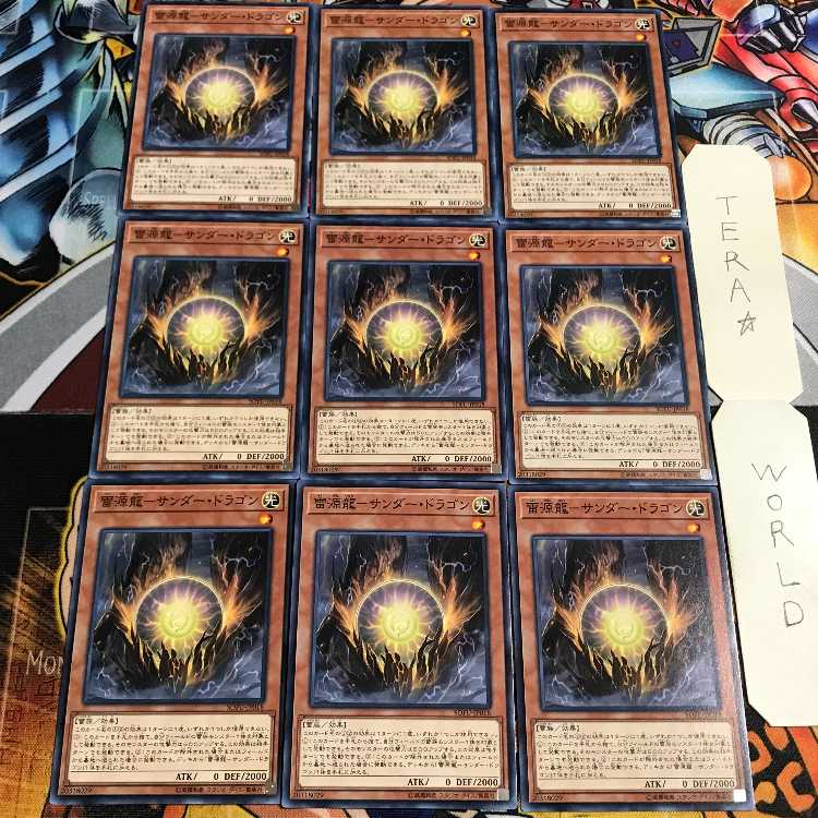 雷源龍-サンダー・ドラゴン 1 ノーマル 9枚セット てら