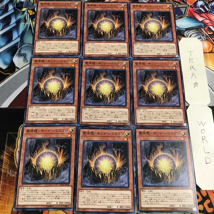 雷源龍-サンダー・ドラゴン 4 ノーマル 9枚セット てら