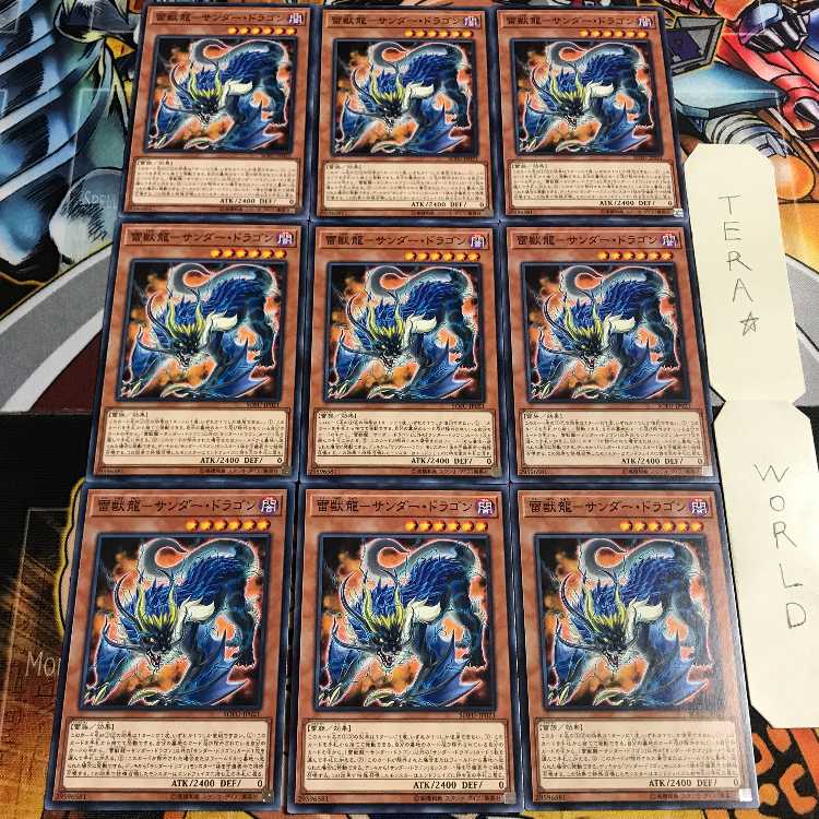 雷獣龍-サンダー・ドラゴン 4 ノーマル 9枚セット てら