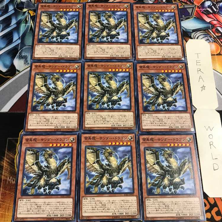 雷鳥龍-サンダー・ドラゴン 1 ノーマル 9枚セット てら