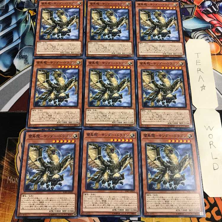 雷鳥龍-サンダー・ドラゴン 2 ノーマル 9枚セット てら