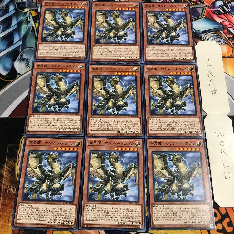 雷鳥龍-サンダー・ドラゴン 4 ノーマル 9枚セット てら