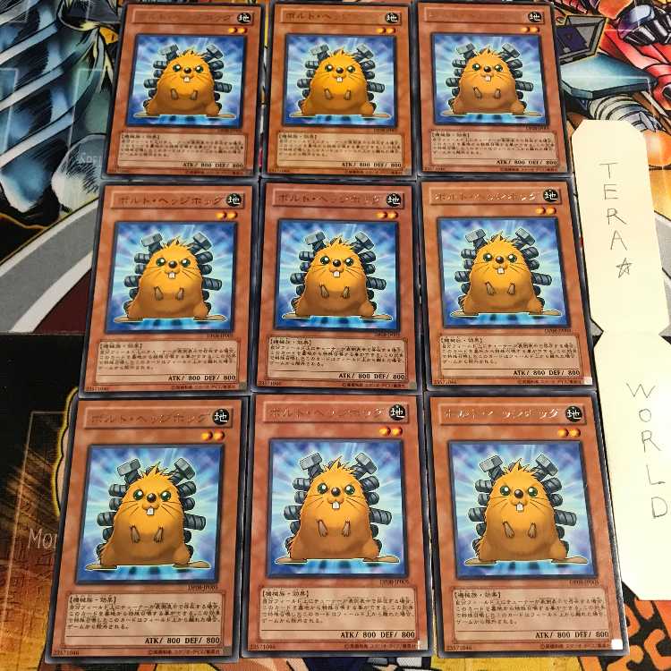 ボルトヘッジホッグ 5 レア 9枚セット てら