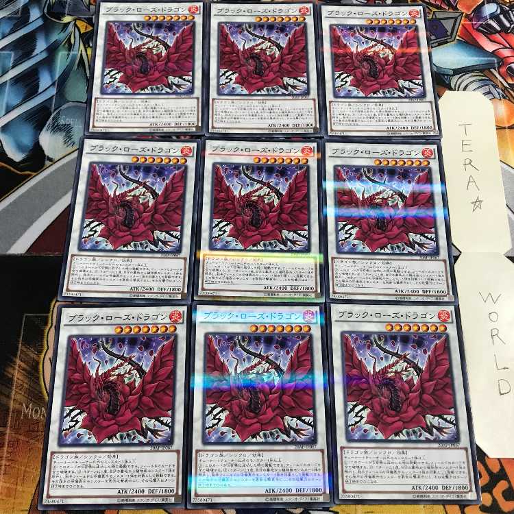 Black Rose Dragon 4 Normal Parallel 9-card set Tera