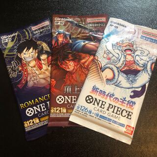 One Piece cards, unopened 5 pack set, must read description.