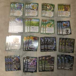 バトスピ　輪廻転生　緑セット　各3枚