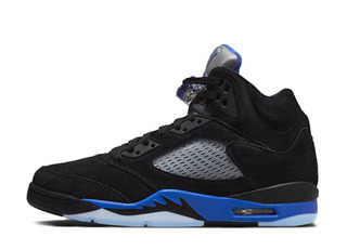 ナイキ エアジョーダン 5 レトロ "レーサー ブルー" ブラック/レーサー ブルーリフレクティブ シルバー 27.5cm
