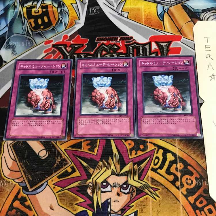 キャトルミューティレーション FET 1 ノーマル 3枚セット てら