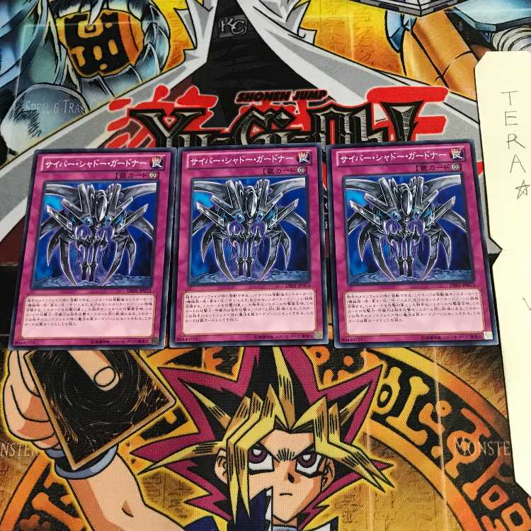 サイバー・シャドー・ガードナー DE01 1 ノーマル 3枚セット てら