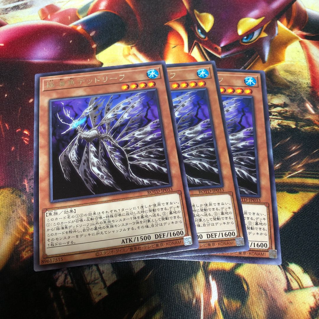 遊戯王 揺海魚デッドリーフ 3枚