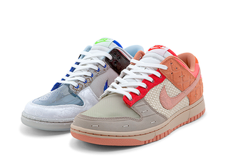 Clot x Nike Dunk Low SP "Watt the Clot" Snubbull/Orange 26.5cm