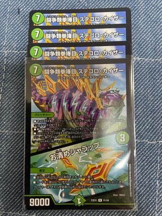 闘争類拳嘩目 ステゴロ・カイザー｜お清めシャラップ R 54/130