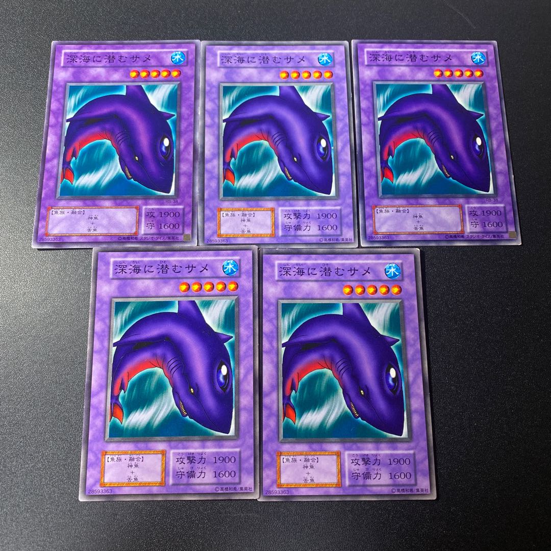 深海に潜むサメ