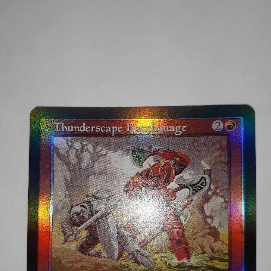 Error foil Thunderscape Battlemage error