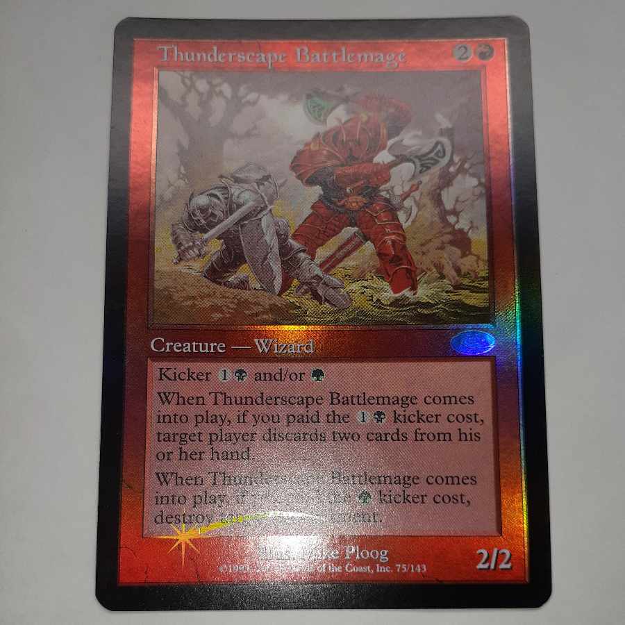 Error foil Thunderscape Battlemage error