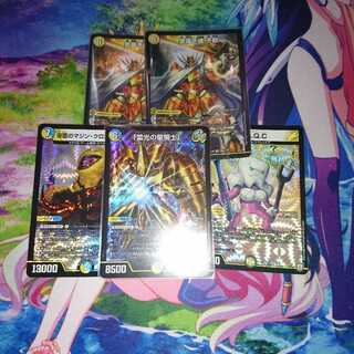 雷光の聖騎士1枚 不動2枚 +おまけ