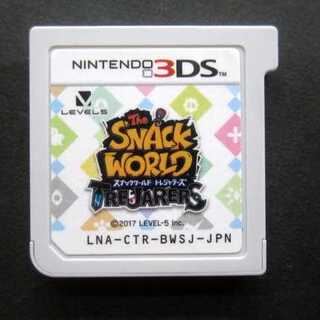 3DS★スナックワールド トレジャラーズ ソフトのみ ファミーズブックワン