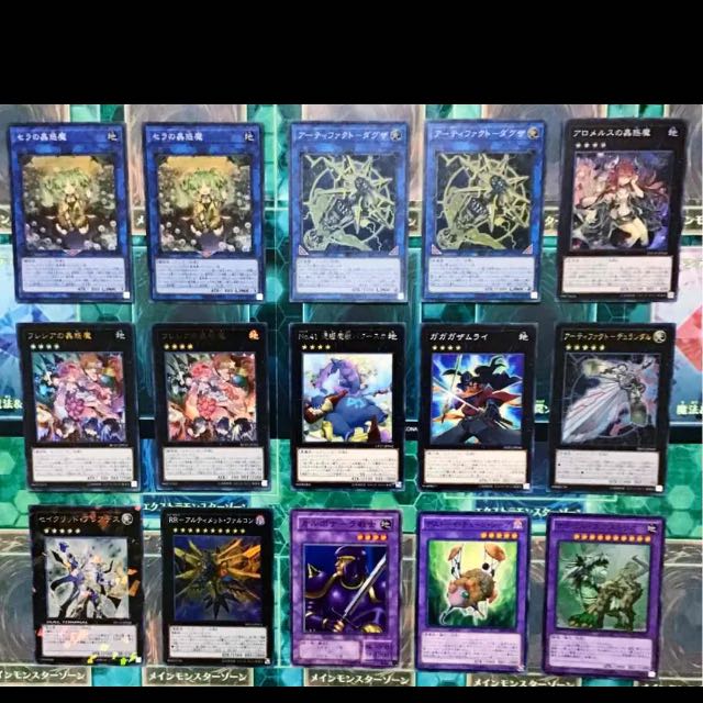 遊戯王 AF蠱惑魔 デッキ 未使用スリーブ付き モラルタ デスサイズ ティオ