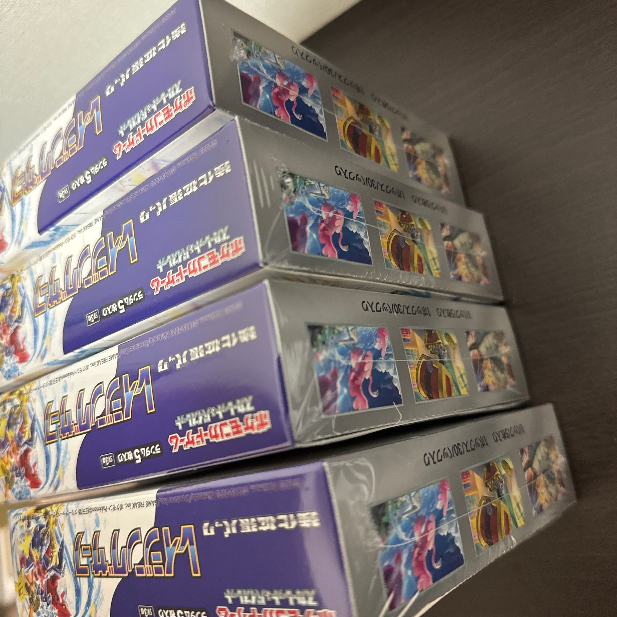 レイジングサーフ box レイジングサーフ　シュリンク付き　ポケモンカード未開封　検索)がんばリーリエ　エクバリーリエ  マリィ　フウロ　ユウリ　カミツレ　ナンジャモSAR コルニ　メイsr シロナ　キハダsar ポケモンカード151 4BOX