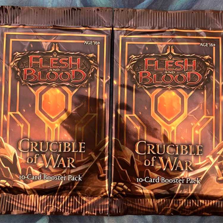 FaB] Crucible of War Unopened first edition 2 pack ➉.