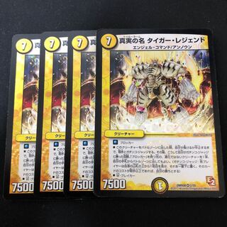 真実の名タイガーレジェンド 4枚