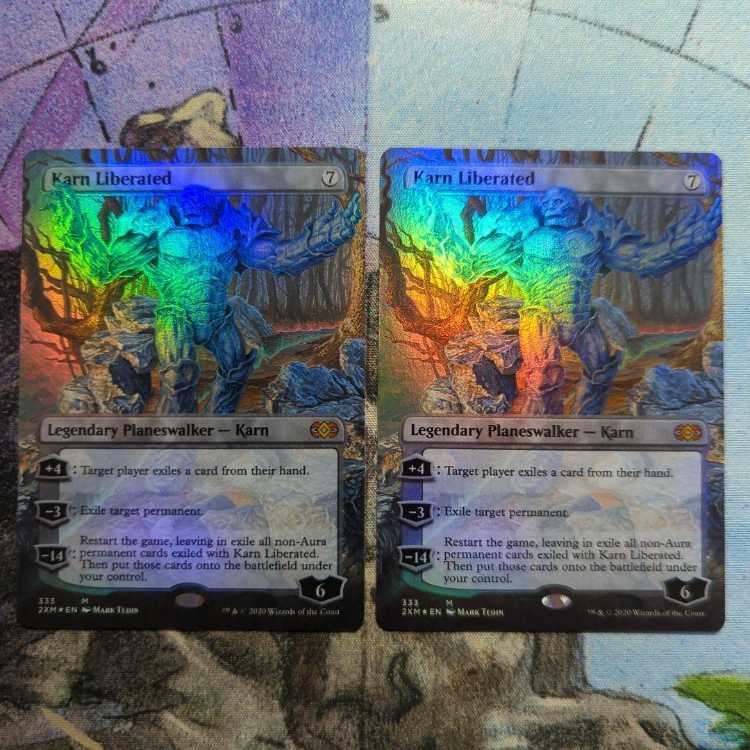 MTG foil 解放された者、カーン ボーダレス 英語2枚まとめ売りの通販