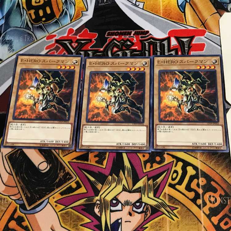 E・HERO スパークマン CP19 2 ノーマル 3枚セット てら