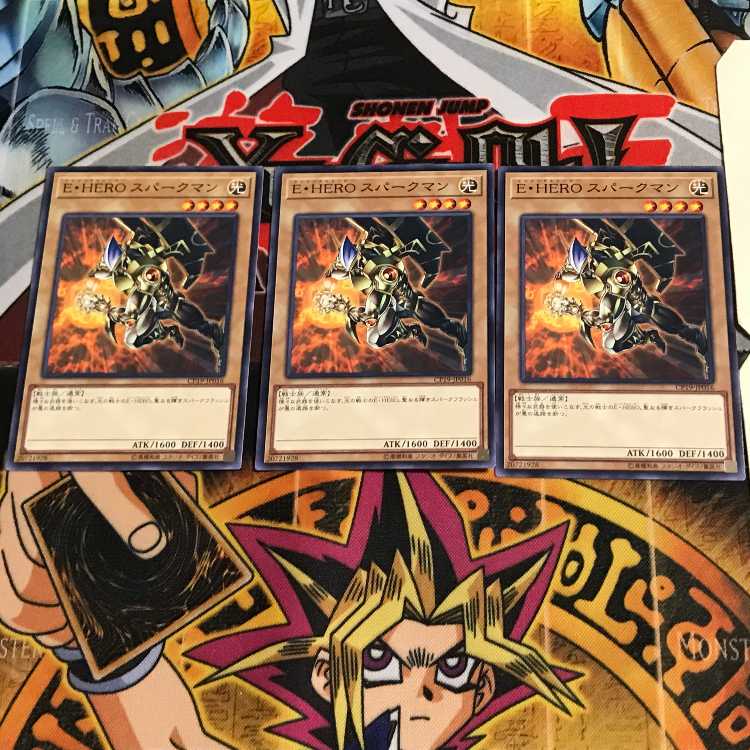 E・HERO スパークマン CP19 3 ノーマル 3枚セット てら