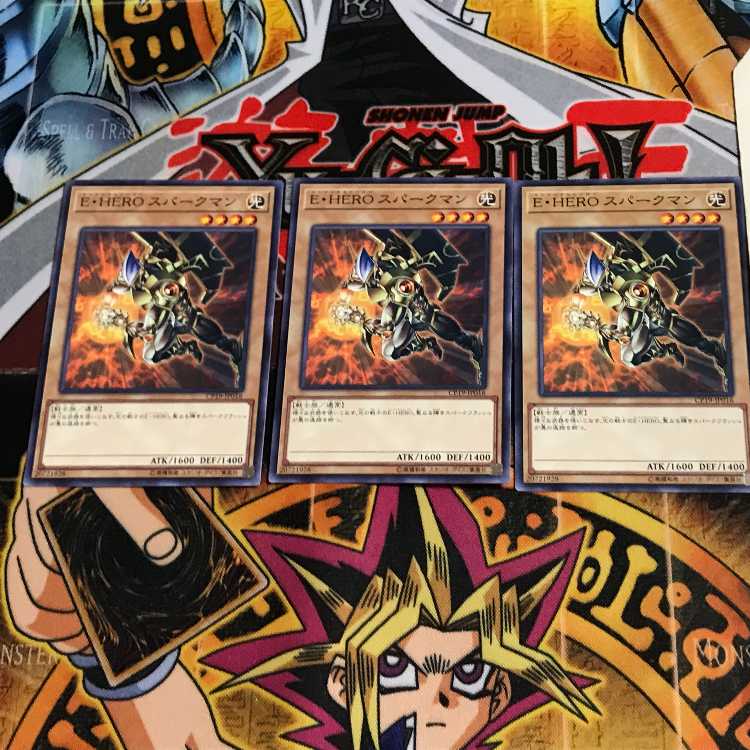E・HERO スパークマン CP19 5 ノーマル 3枚セット てら
