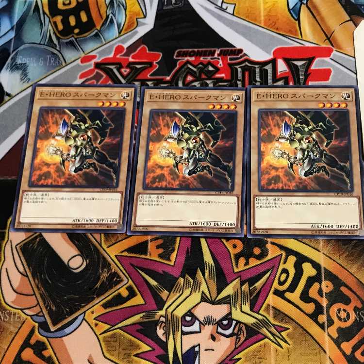 E・HERO スパークマン CP19 6 ノーマル 3枚セット てら