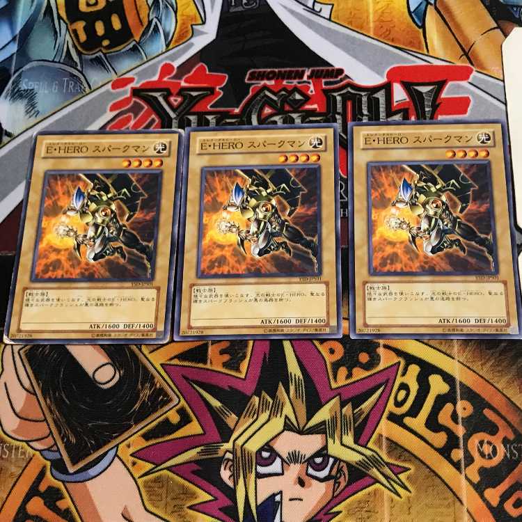 Elemental HERO Sparkman YSD 1 Normal Set of 3 Tera 3枚