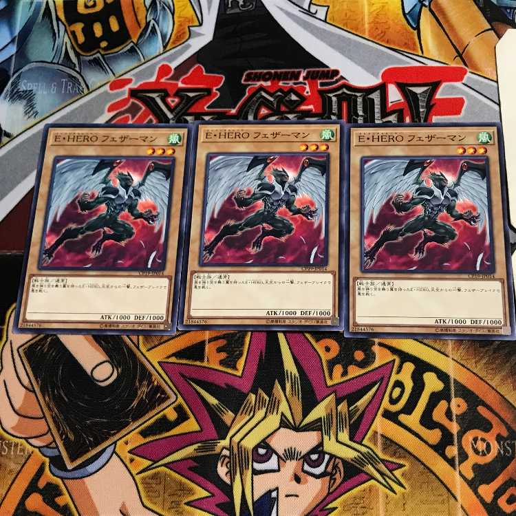 E・HERO フェザーマン CP19 6 ノーマル 3枚セット てら